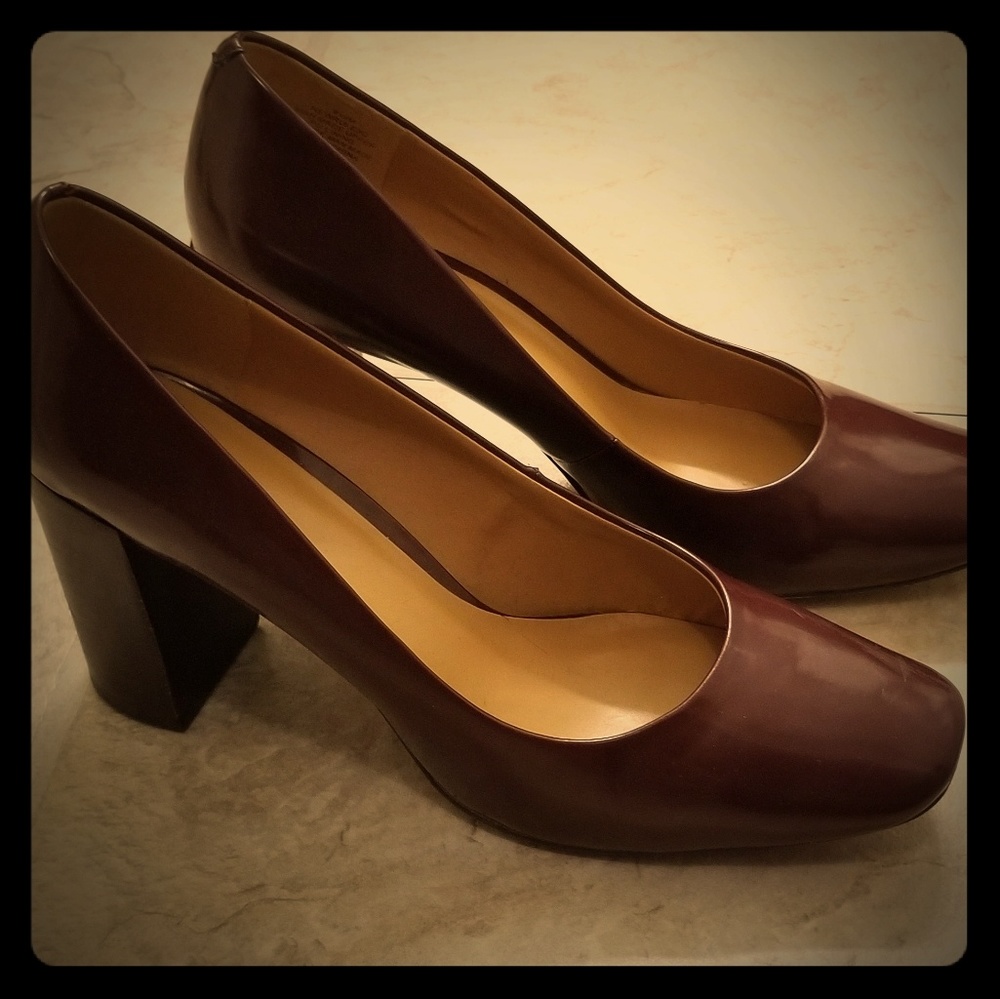 Nine West platform pumps